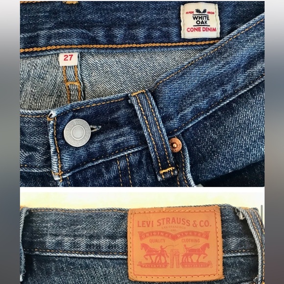 Levi’s Wedgie Icon White Oak Cone Denim - Picture 3 of 5